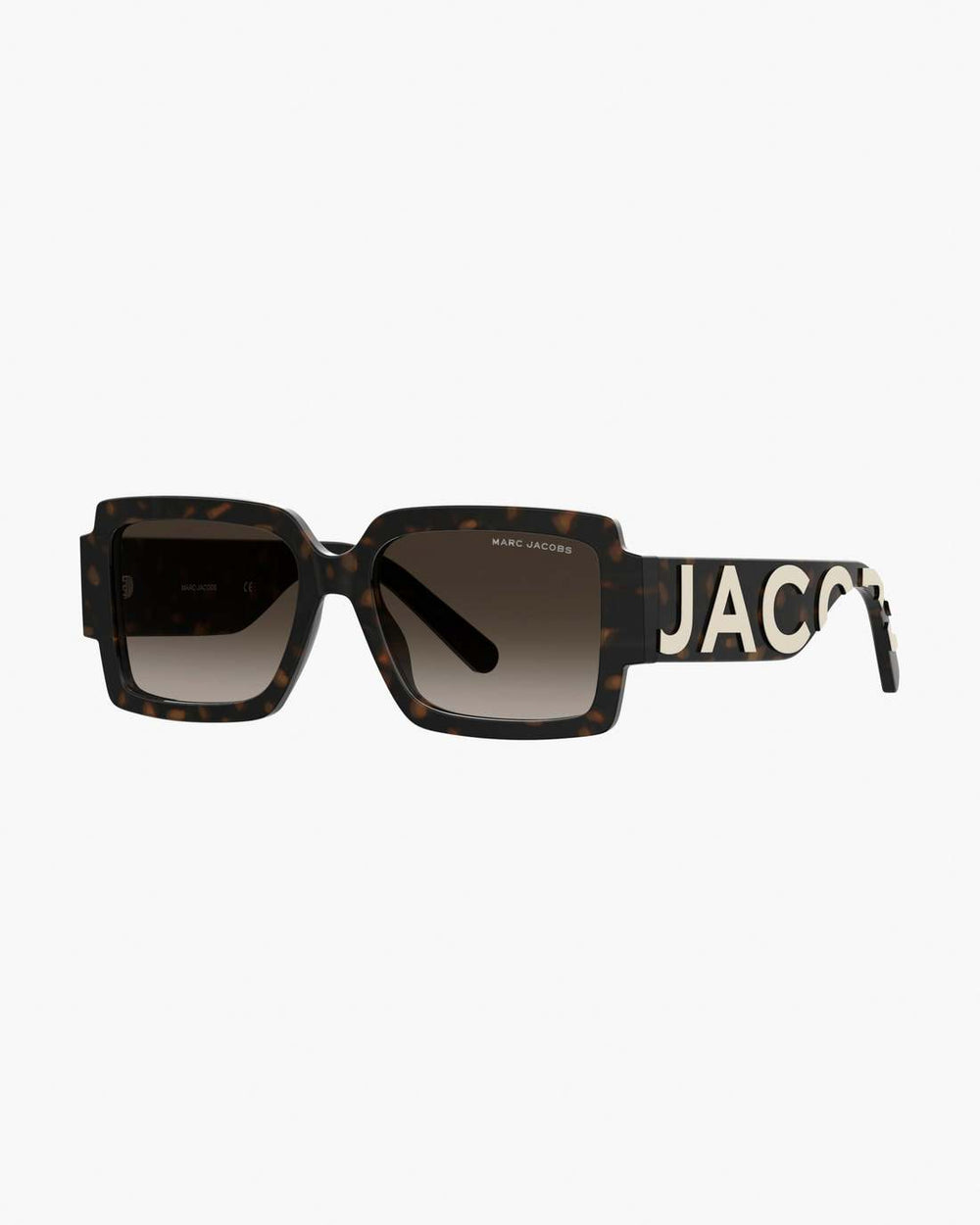 The Bold Logo Square Sunglasses Havana