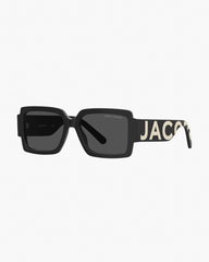 The Bold Logo Square Sunglasses Black/White