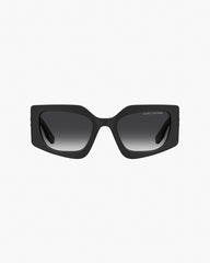 The Square Cat Eye Sunglasses Black