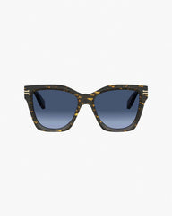 Icon Edge Oversized Square Sunglasses Havana