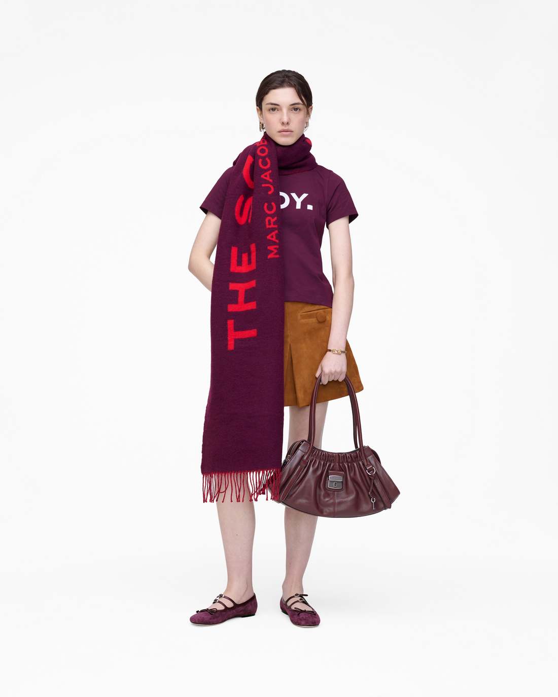 The Scarf Dark Plum