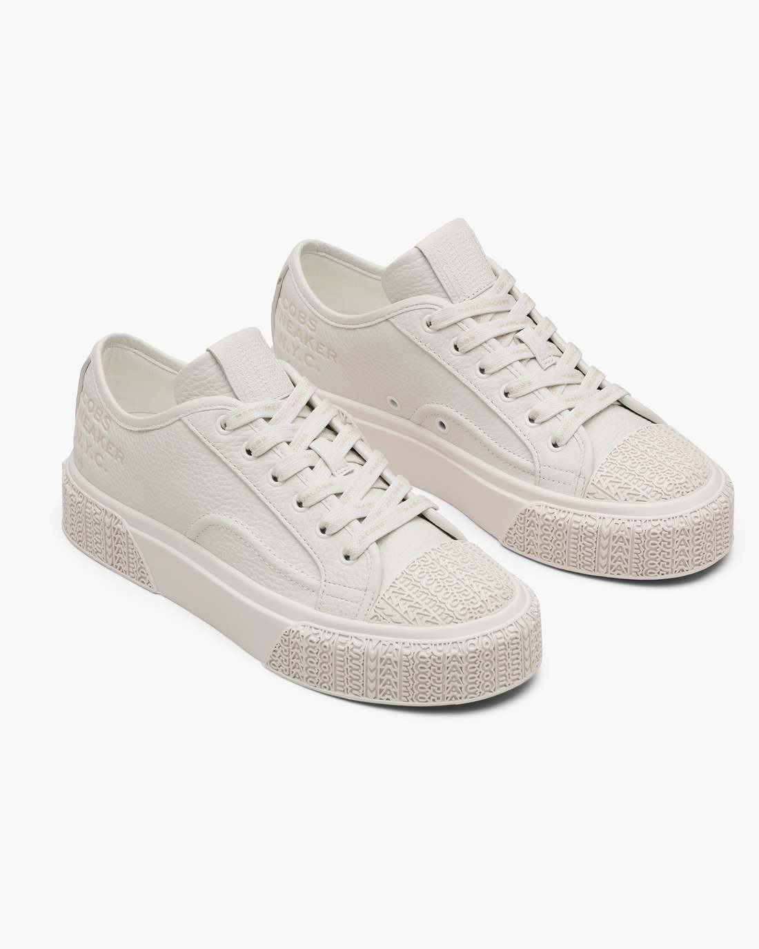 The Leather Sneaker Cotton White