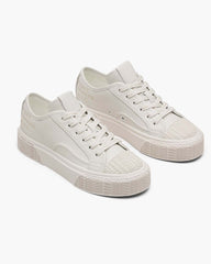 The Leather Sneaker Cotton White