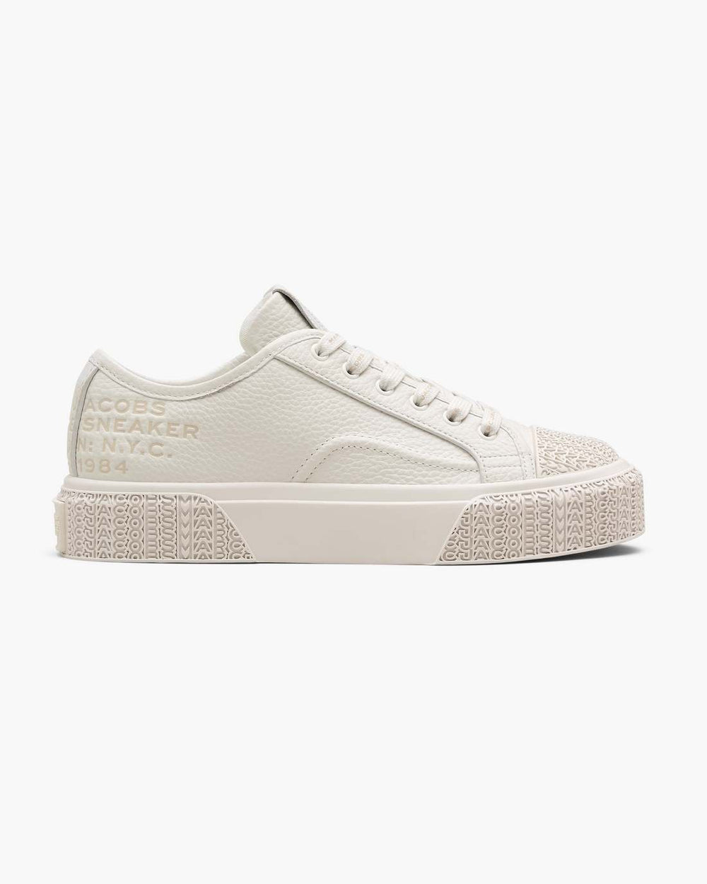 The Leather Sneaker Cotton White