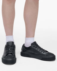 The Leather Sneaker Black