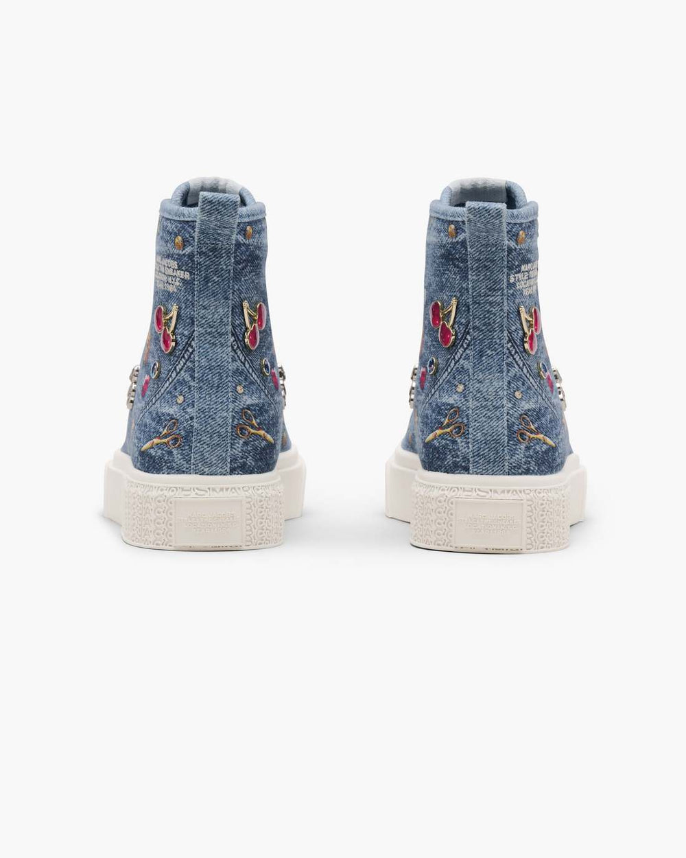 The Trinket Charm High Top Sneaker Medium Wash Multi