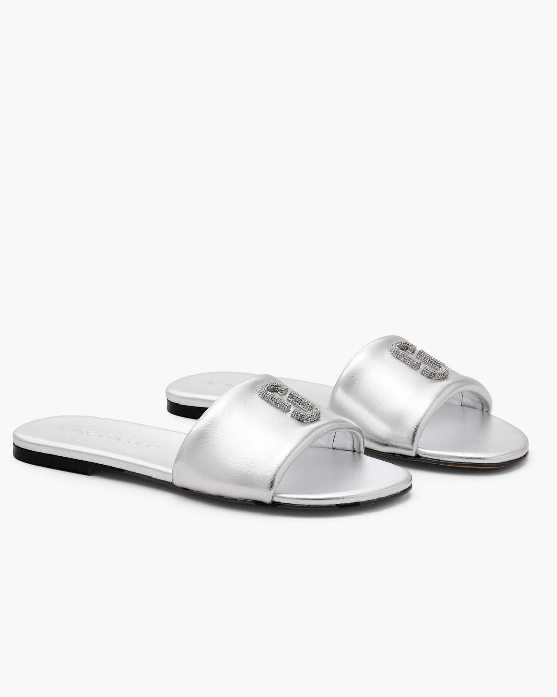 The Pave Snapshot Slide Silver