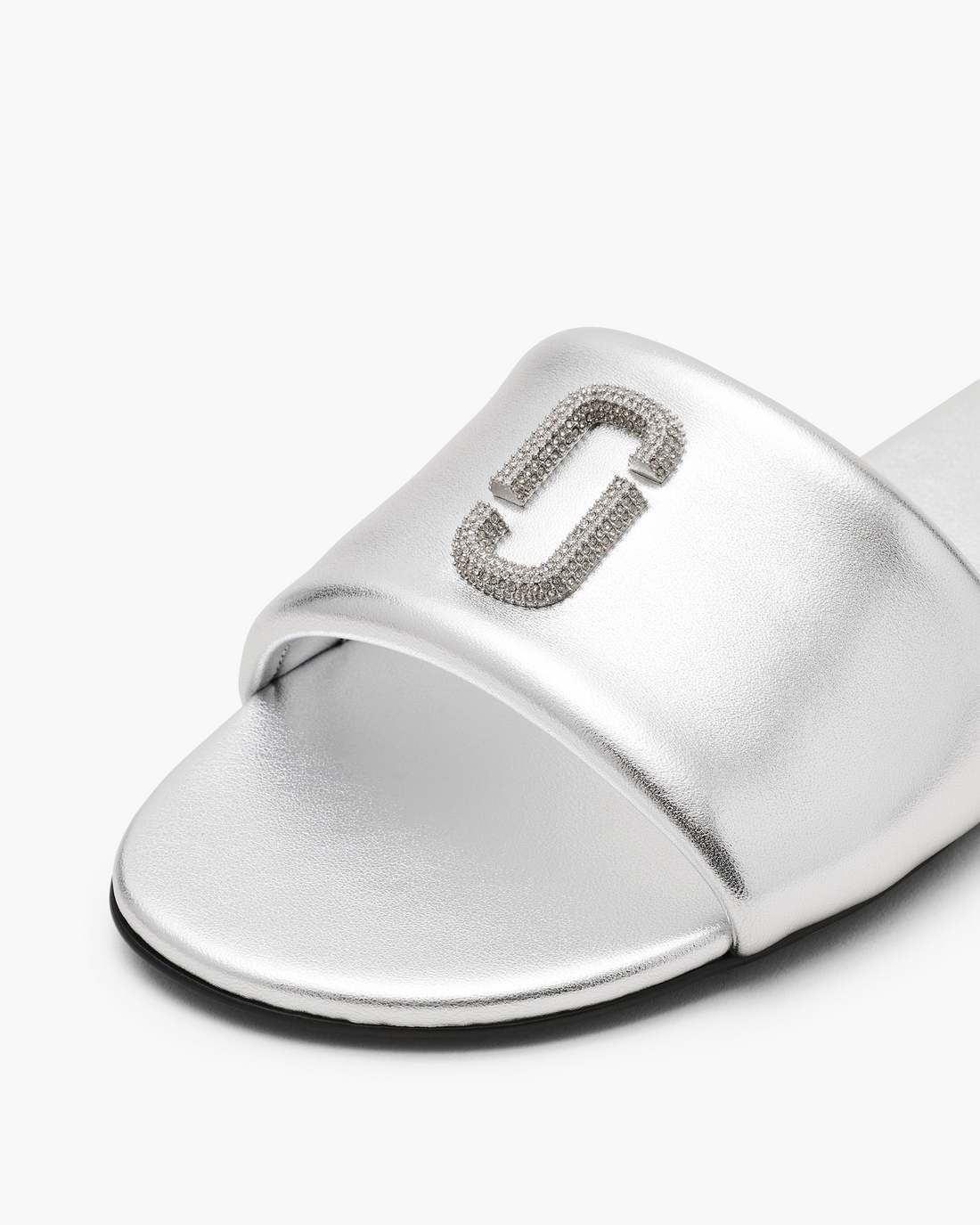The Pave Snapshot Slide Silver