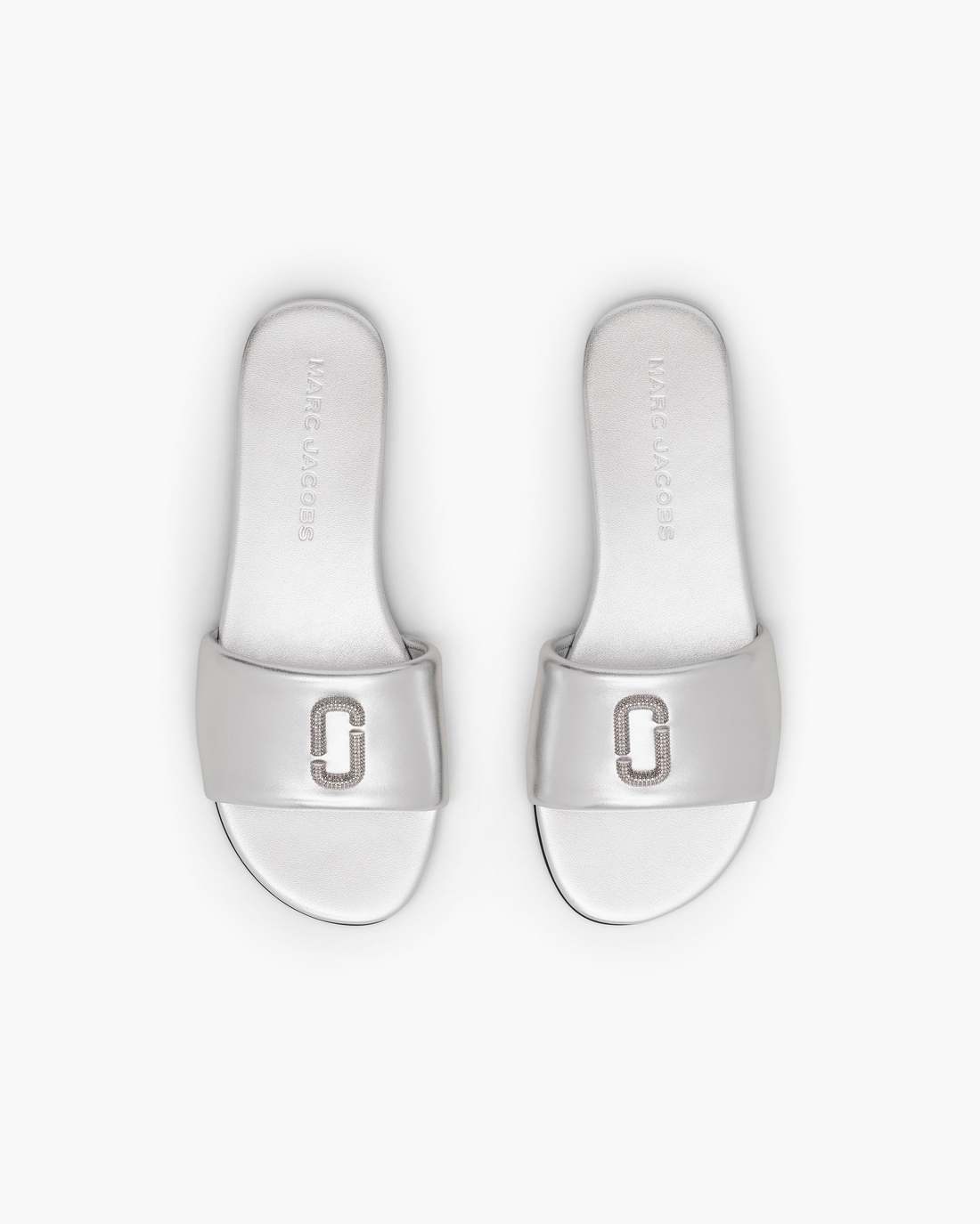 The Pave Snapshot Slide Silver