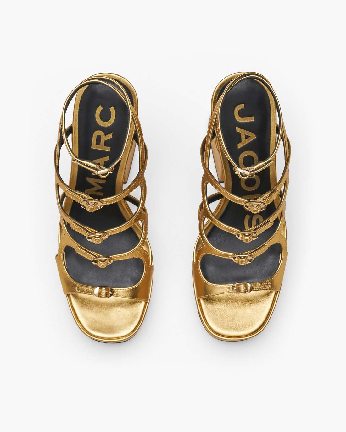 The Metallic Leather Kiki Platform Sandal Gold