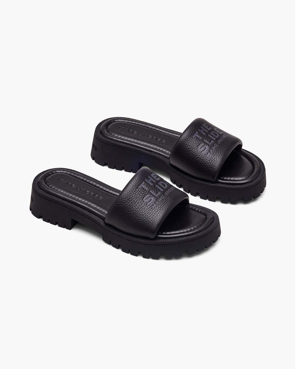 The Lug Sole Slide Black