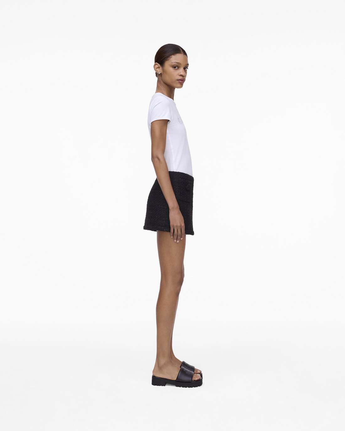 The Lug Sole Slide Black