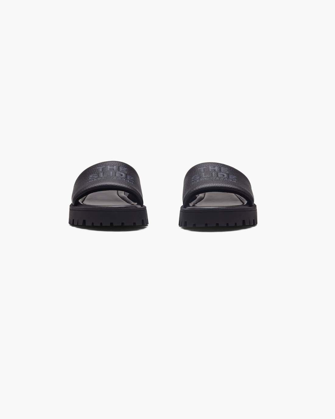 The Lug Sole Slide Black