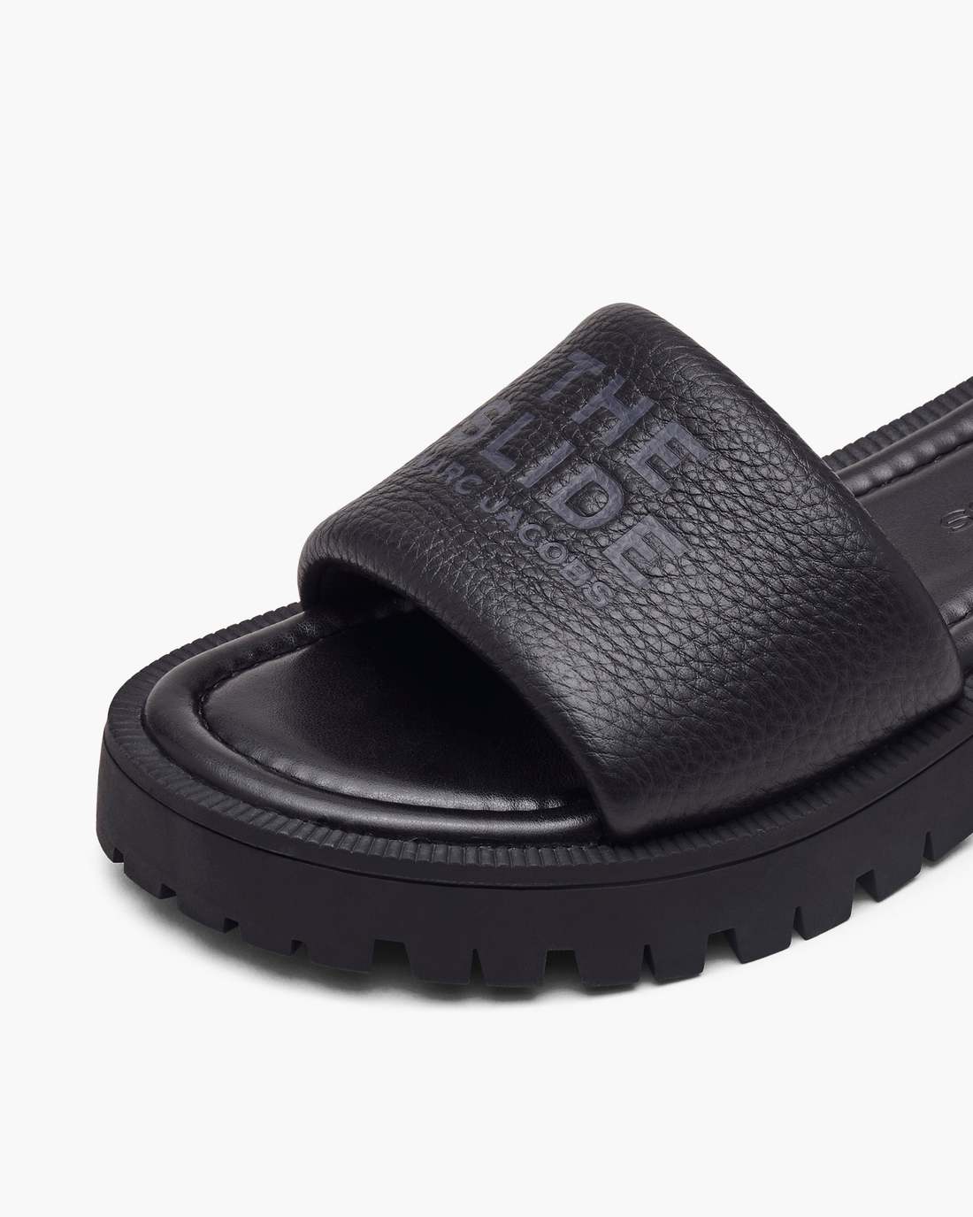 The Lug Sole Slide Black