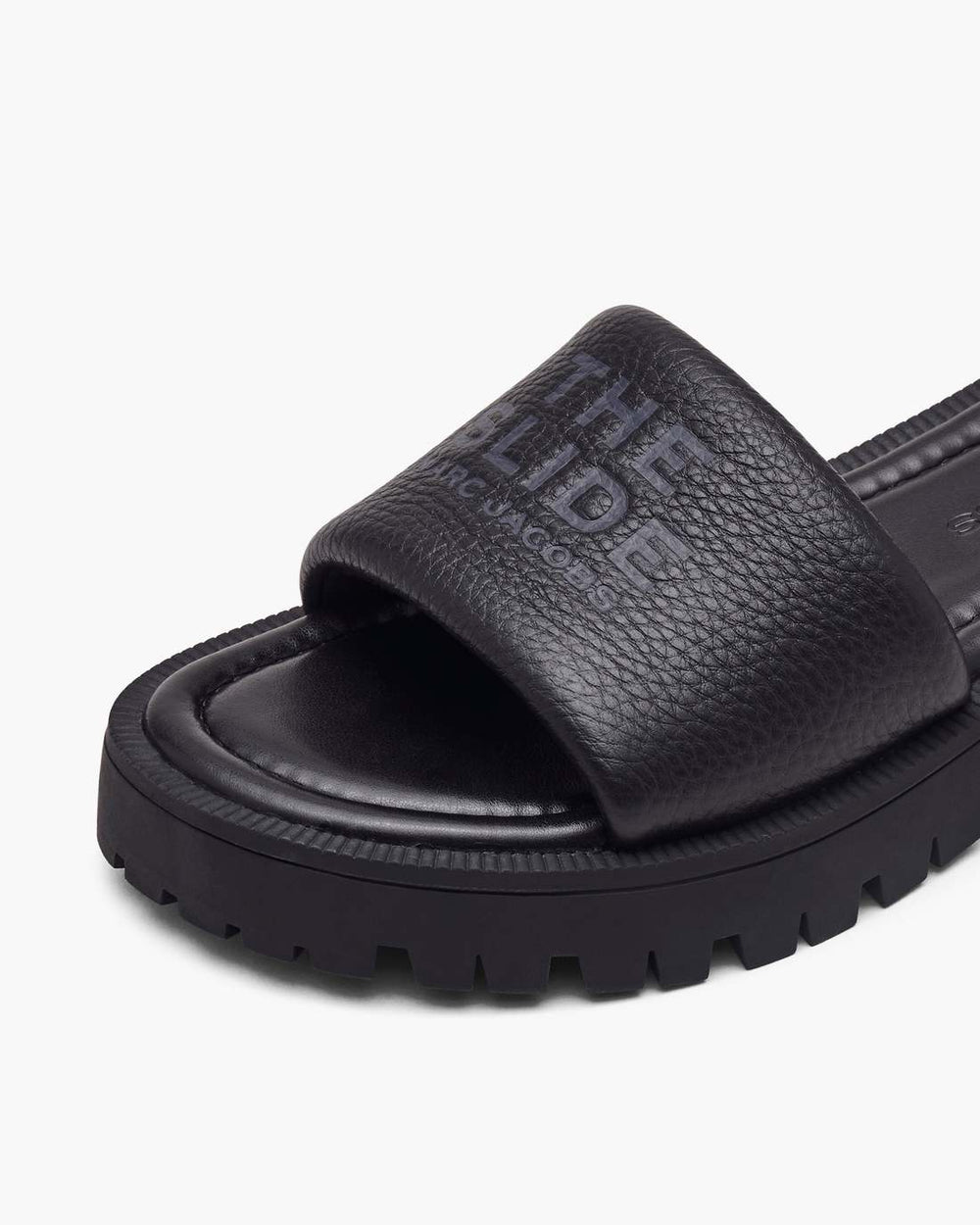 The Lug Sole Slide Black