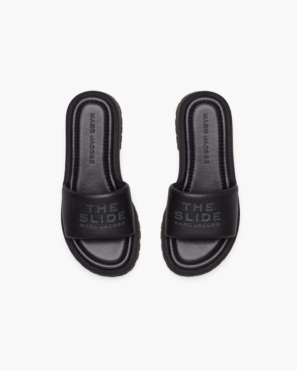 The Lug Sole Slide Black