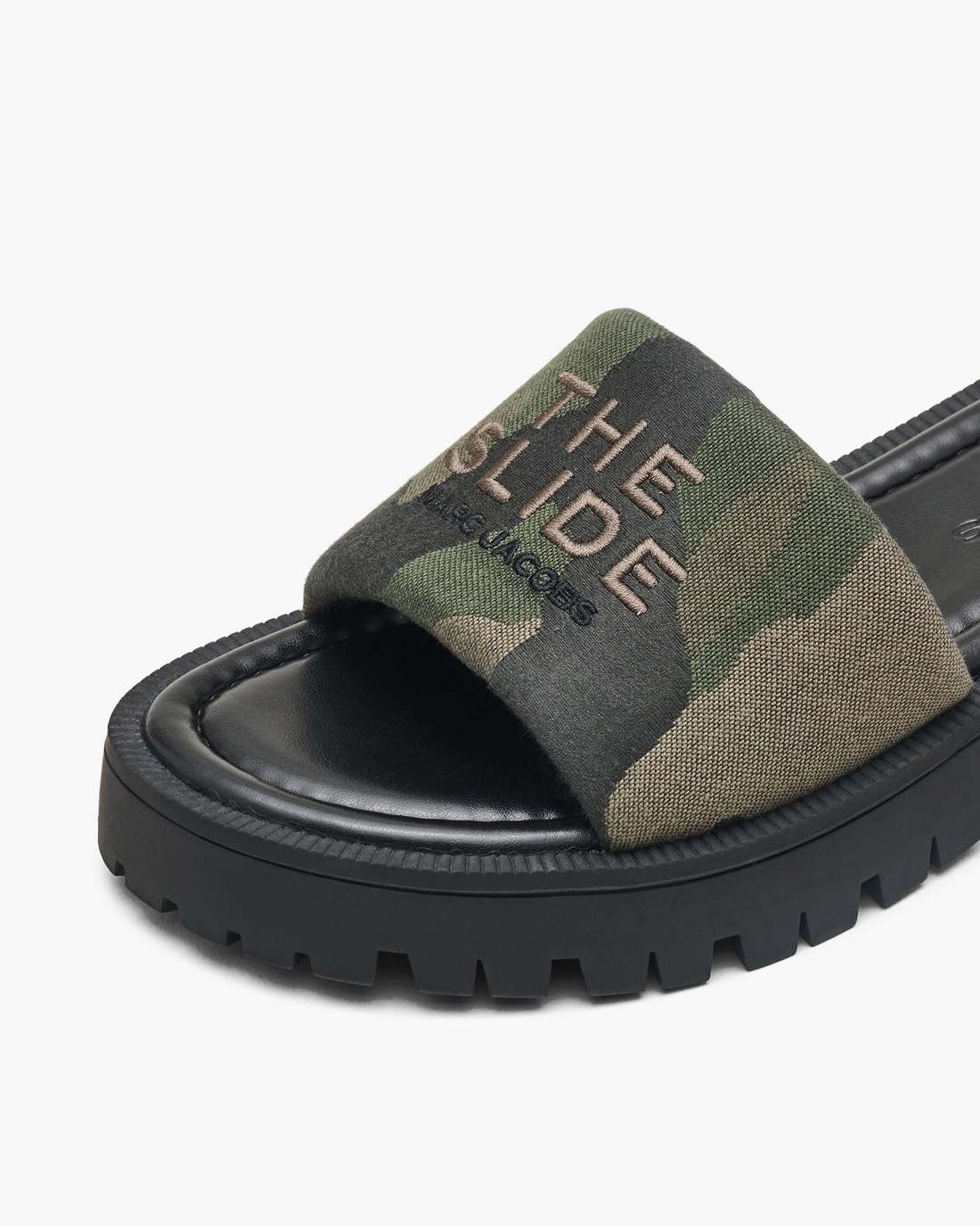 The Camo Jacquard Lug Sole Slide Camo Multi