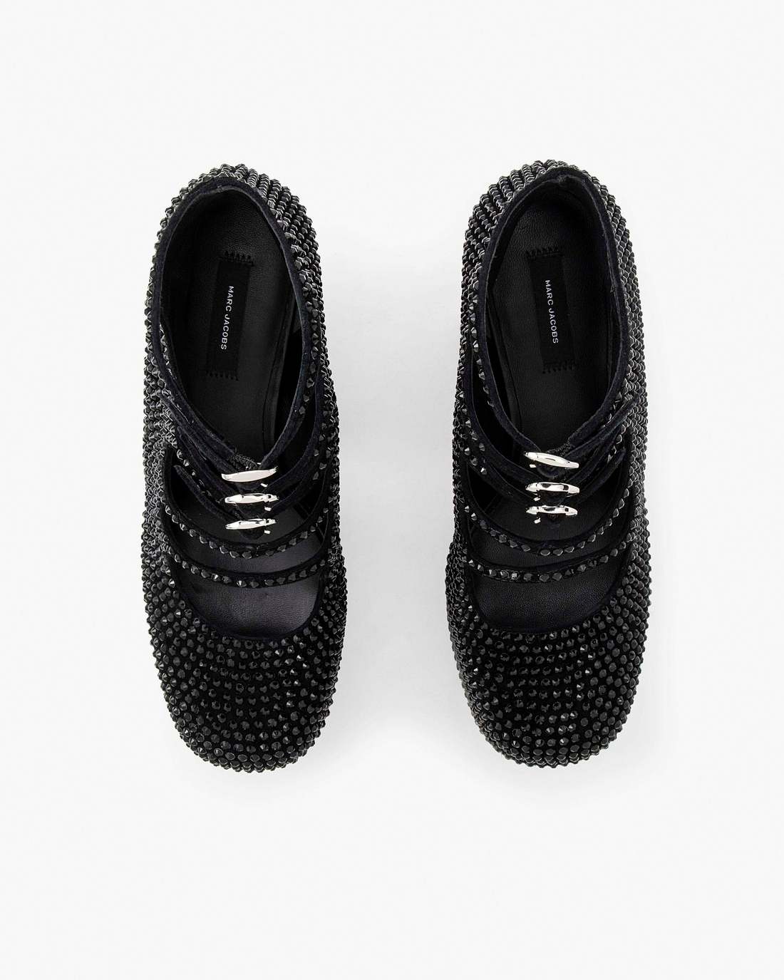 The Rhinestone Kiki Ankle Boot Black/Black