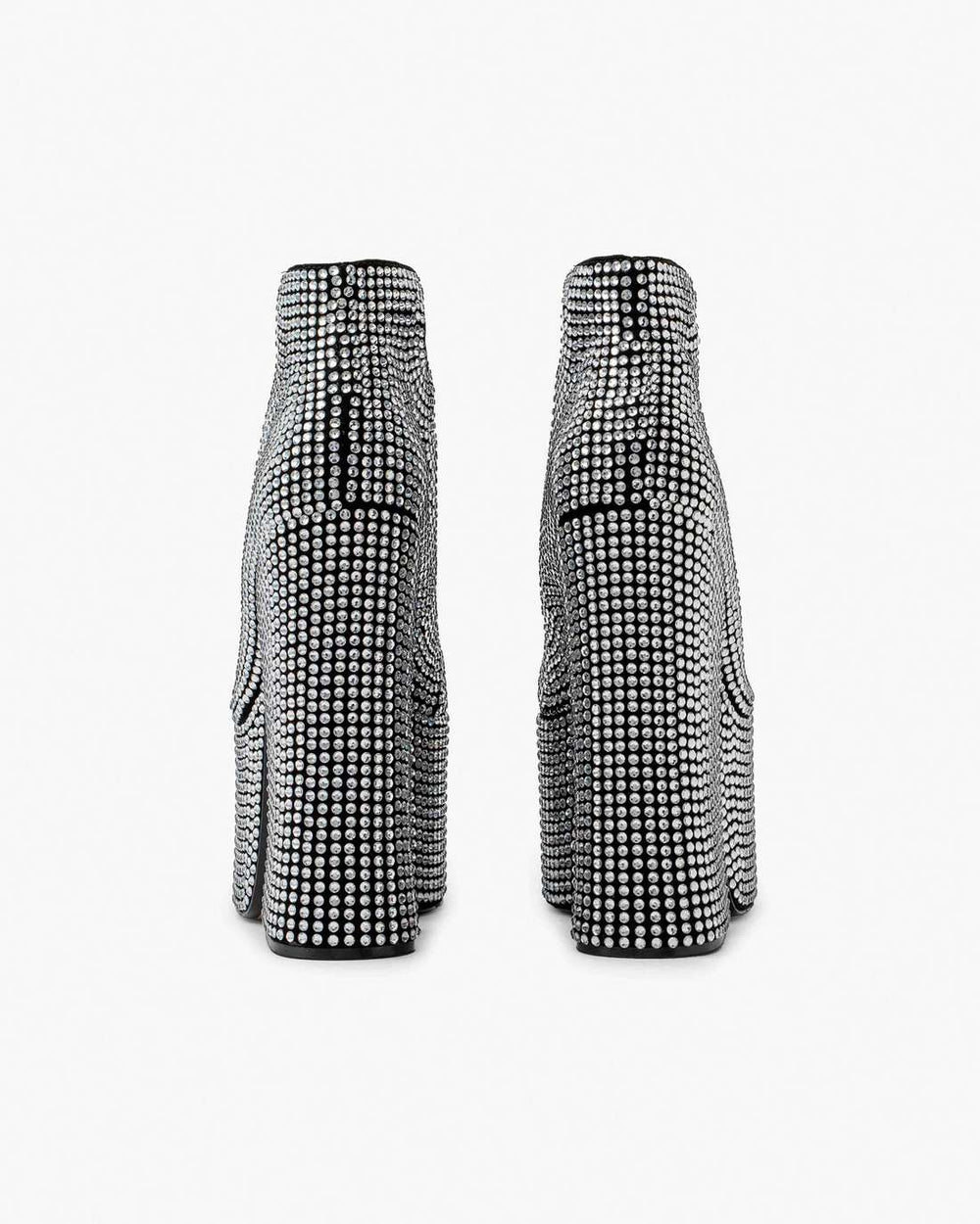 The Rhinestone Kiki Ankle Boot Black/Crystal