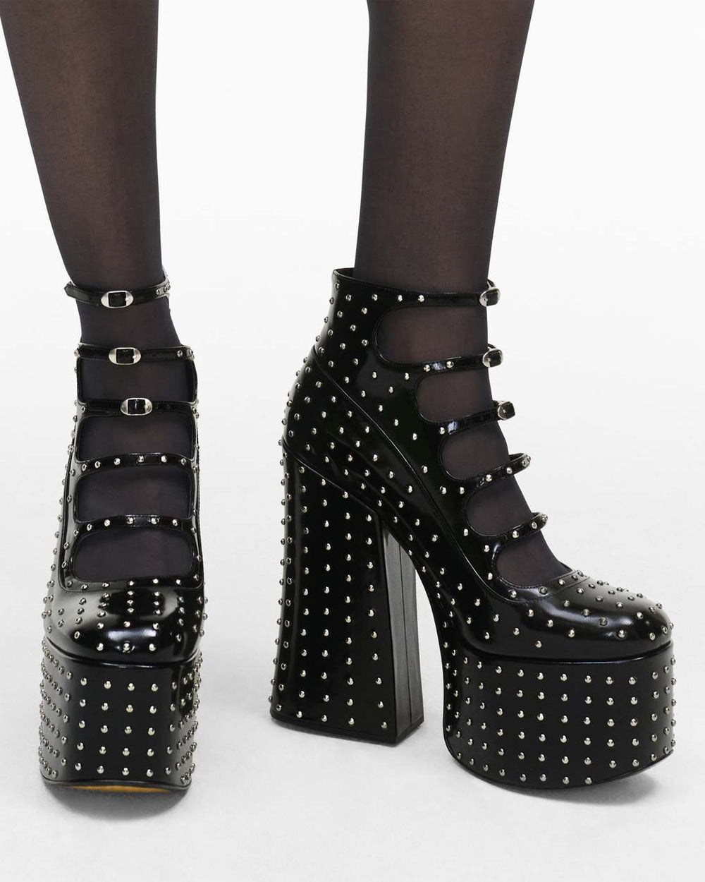 The Glam Studs Kiki Ankle Boot Black