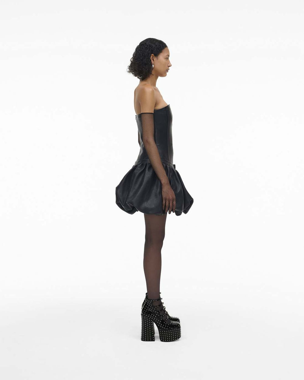 The Glam Studs Kiki Ankle Boot Black