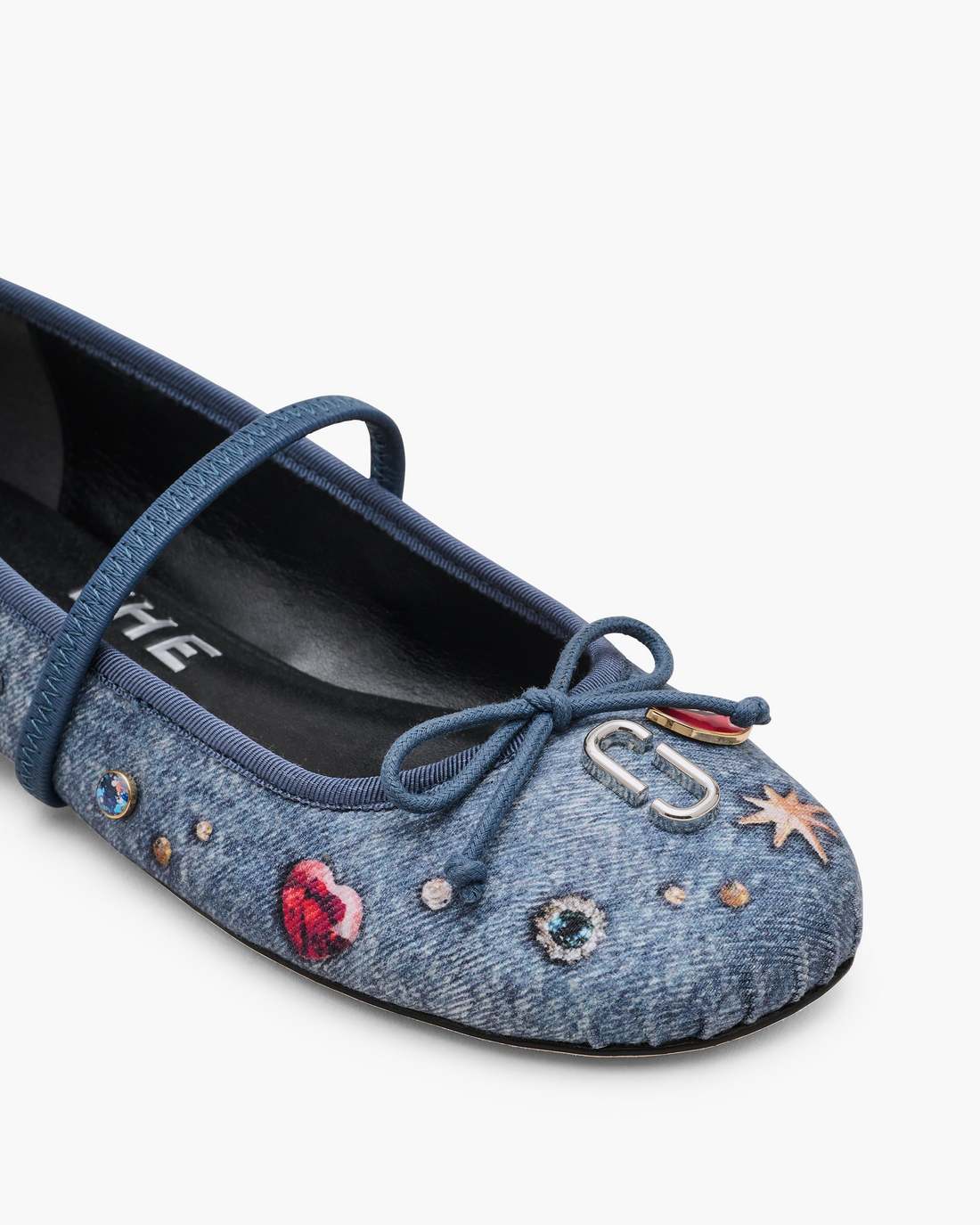 The Trinket Charm Sabrina Ballerina Medium Wash Multi