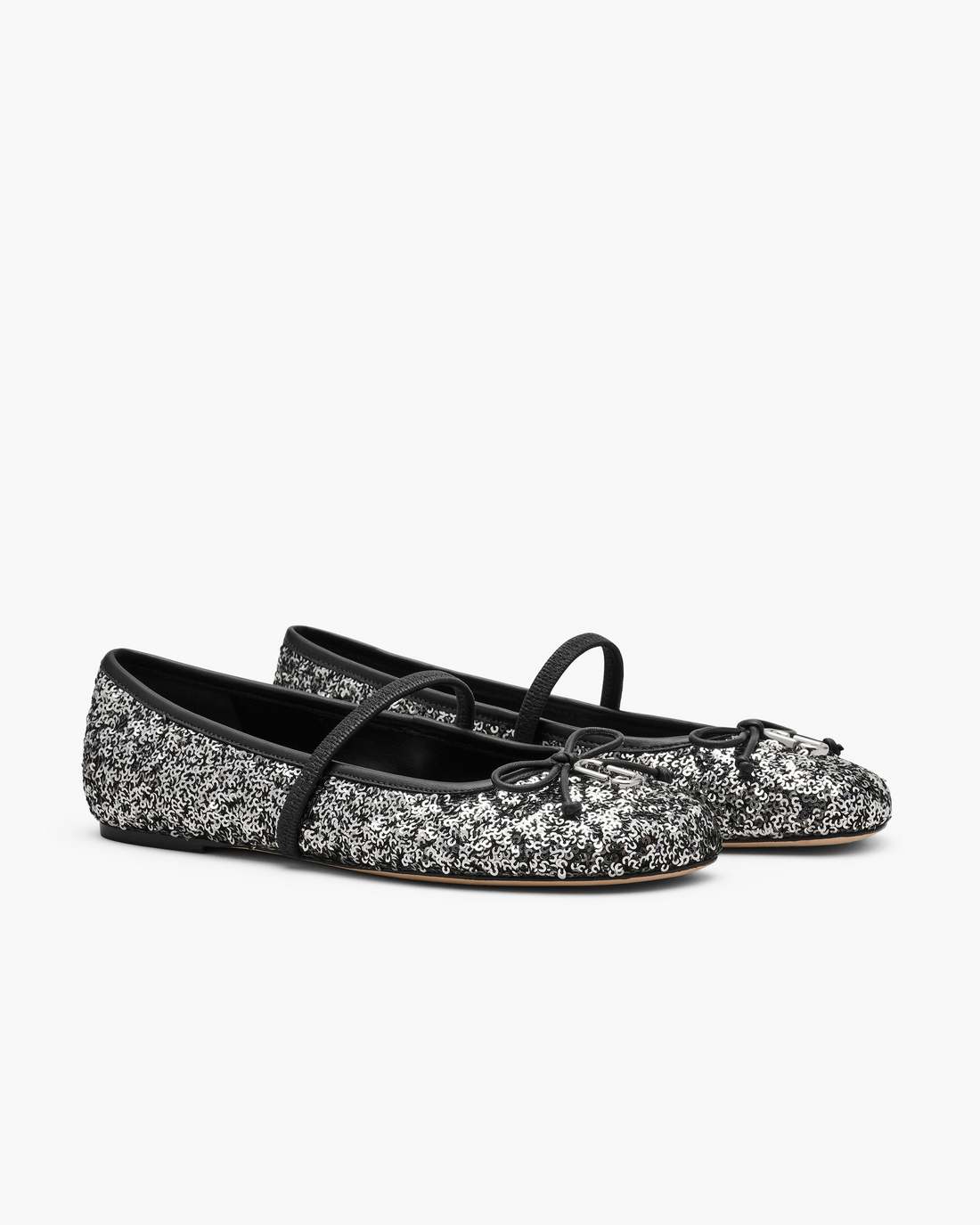 The Sequin Sabrina Ballerina Silver