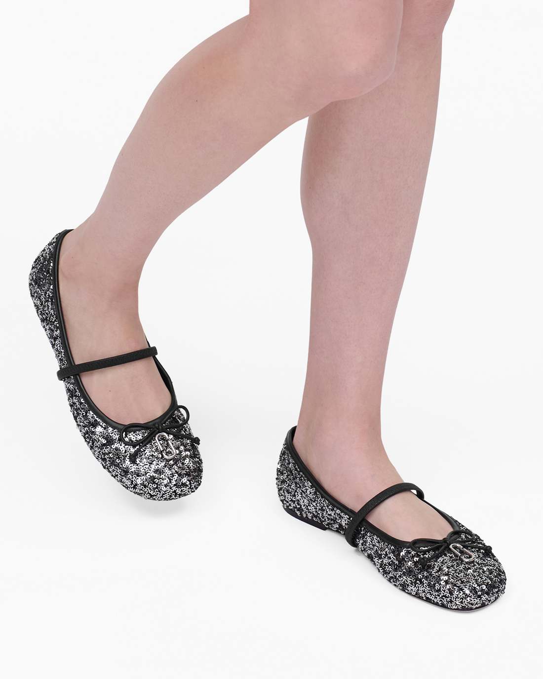 The Sequin Sabrina Ballerina Silver