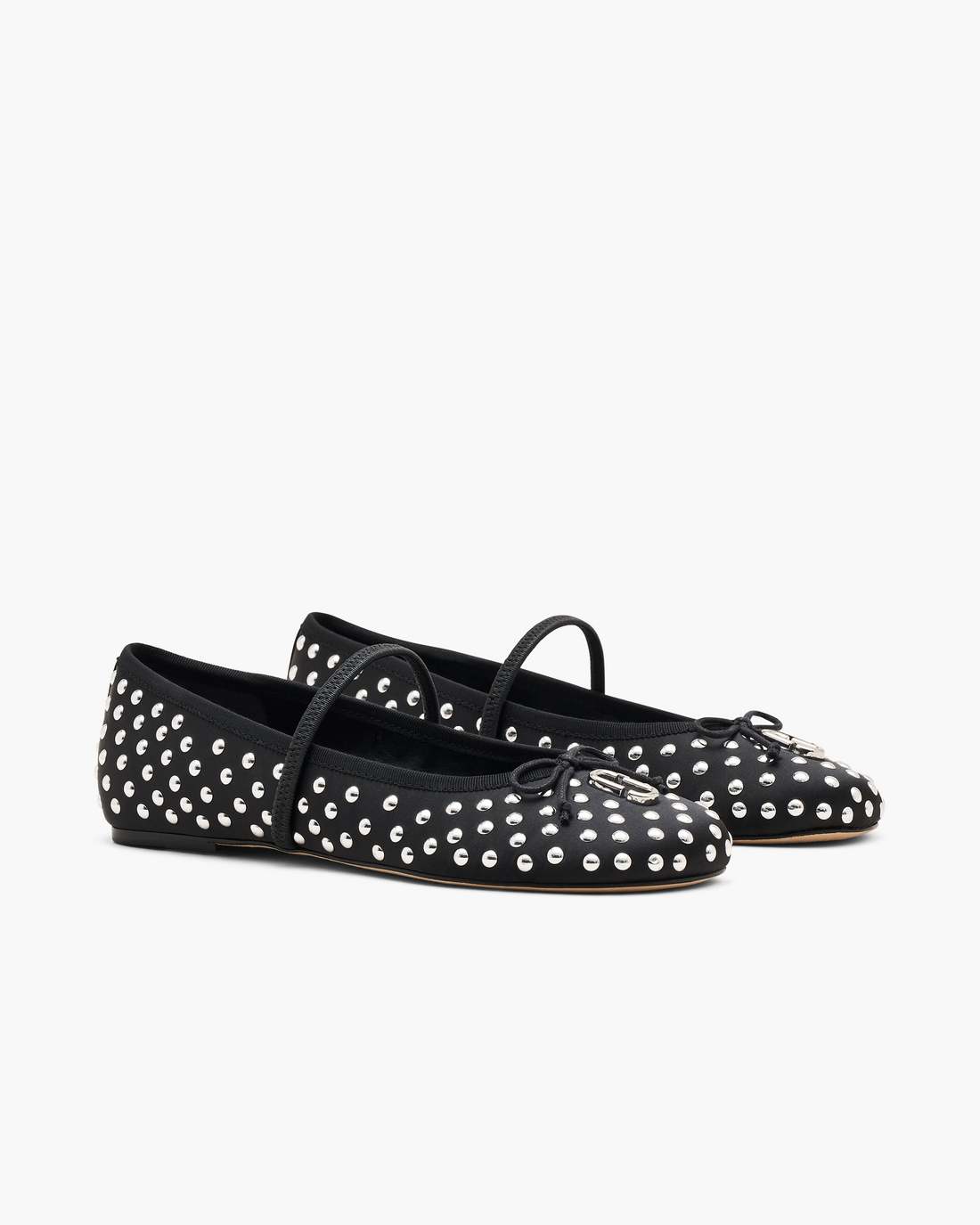 The Studded Sabrina Ballerina Black Multi