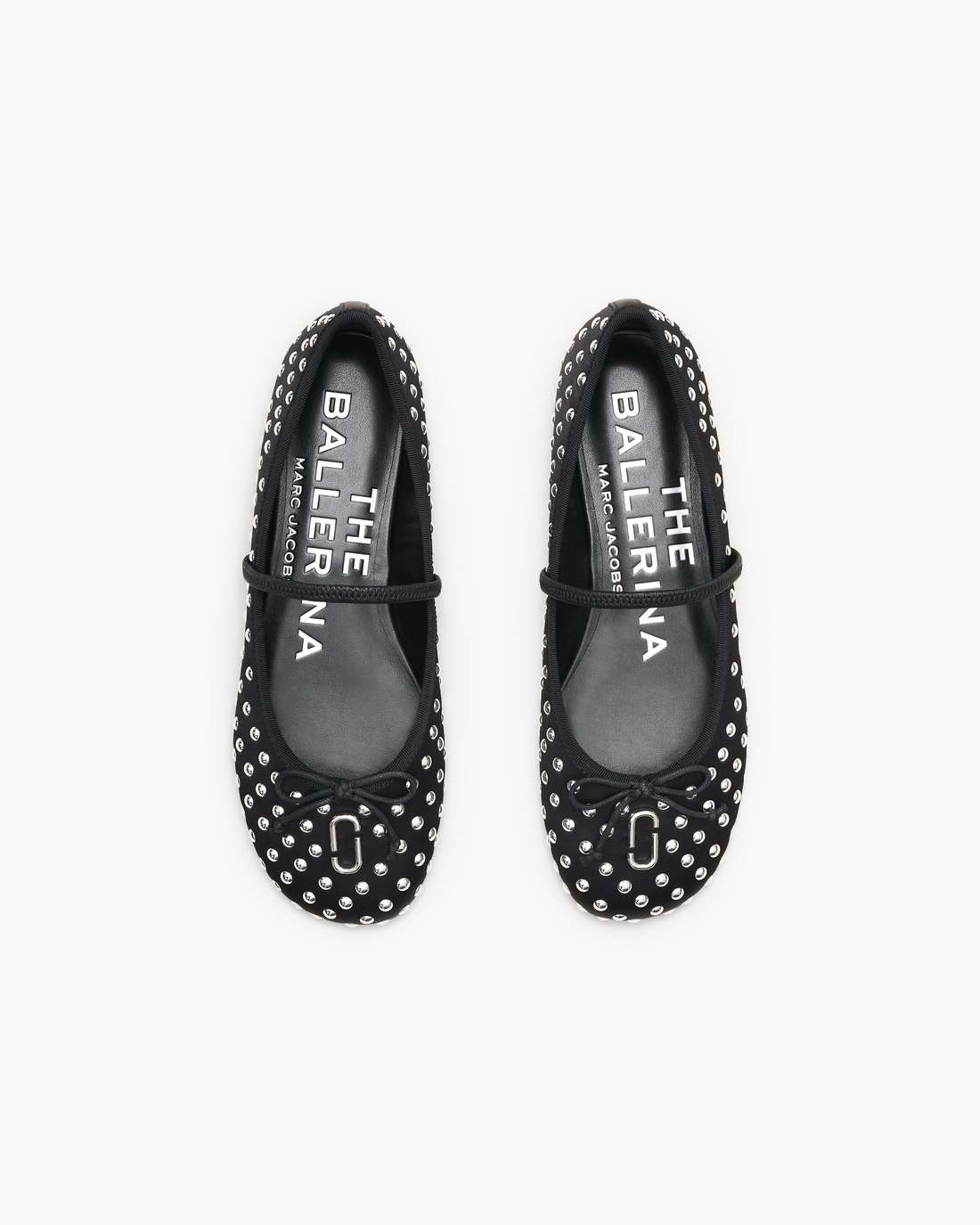 The Studded Sabrina Ballerina Black Multi