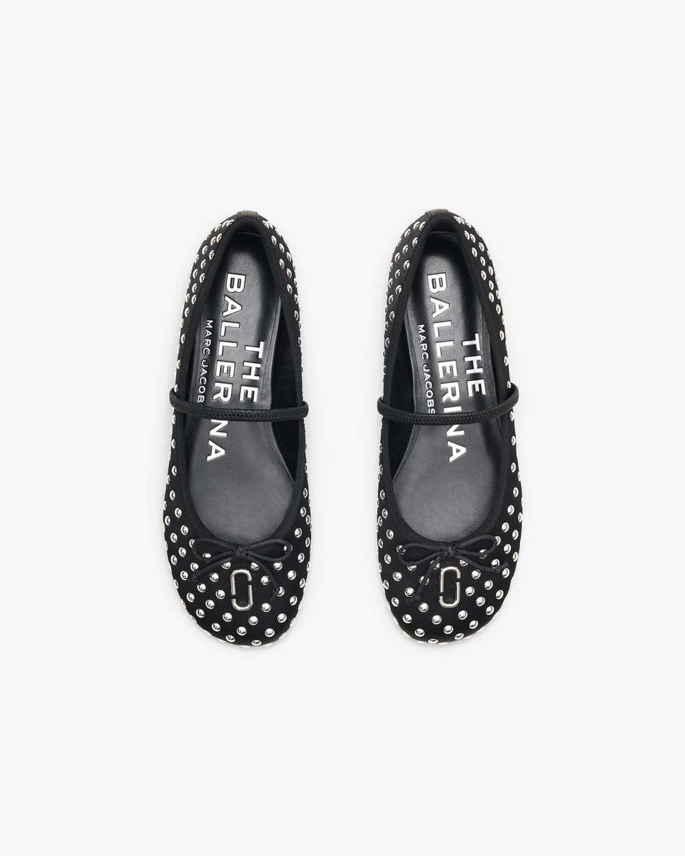 The Studded Sabrina Ballerina Black Multi