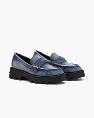 The Faded Denim Frankie Loafer Faded Vintage Indigo