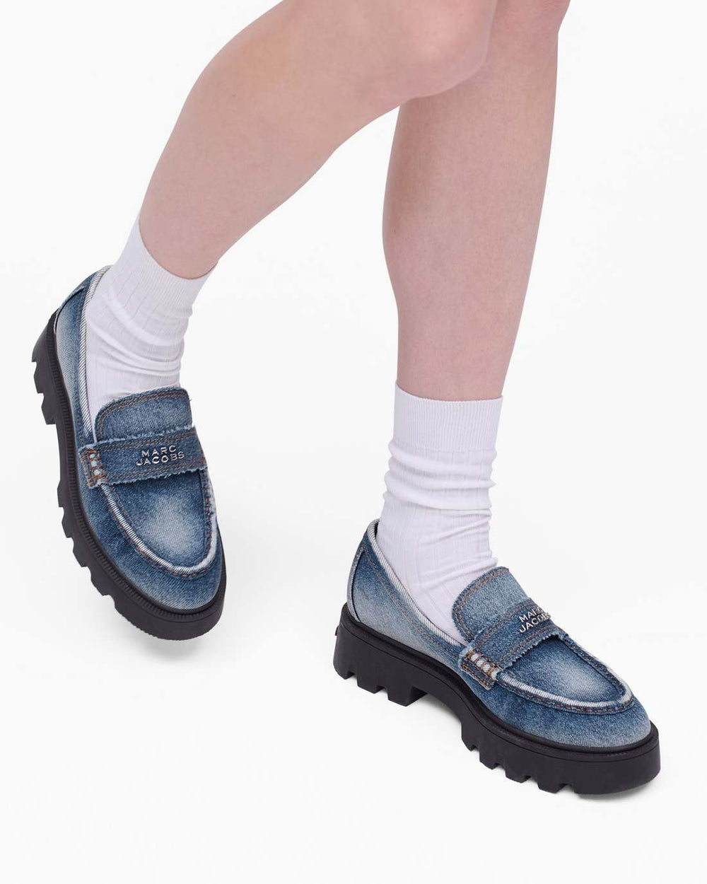 The Faded Denim Frankie Loafer Faded Vintage Indigo