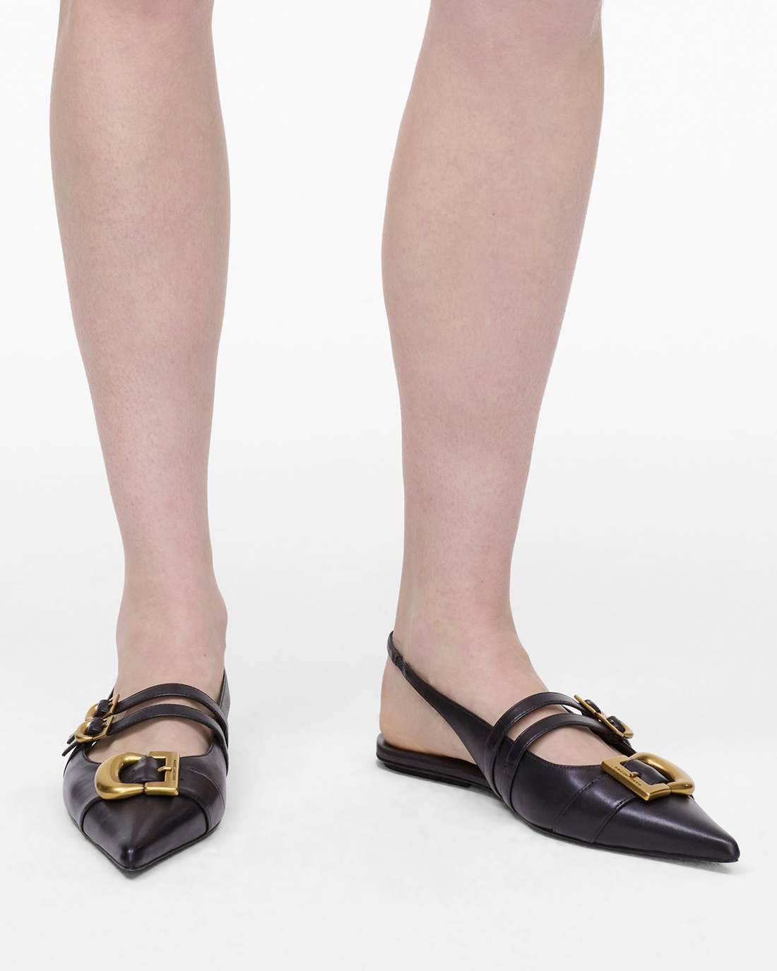 The Doll Shoe Slingback Black