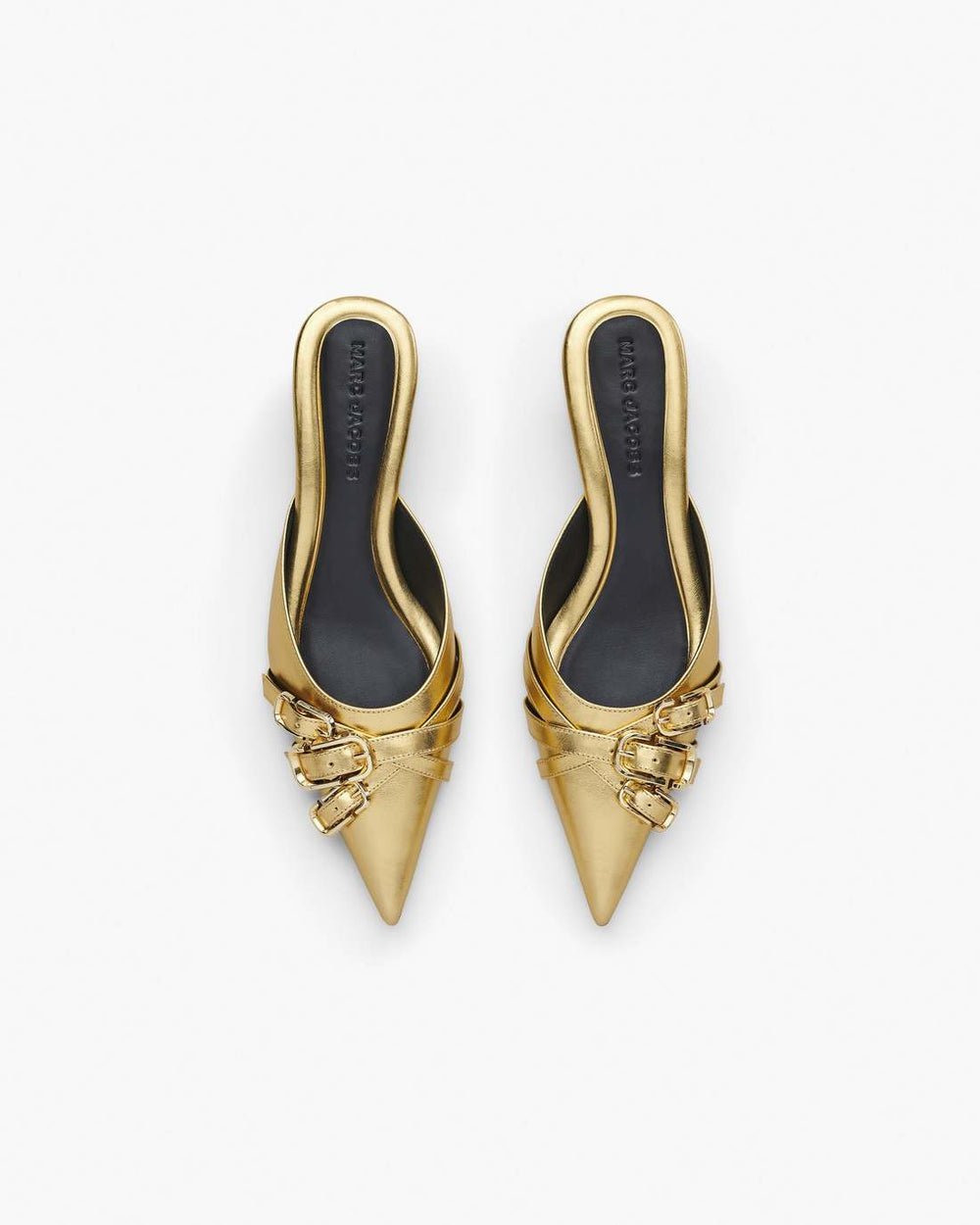 The Emma Kitten Heel Shiny Gold