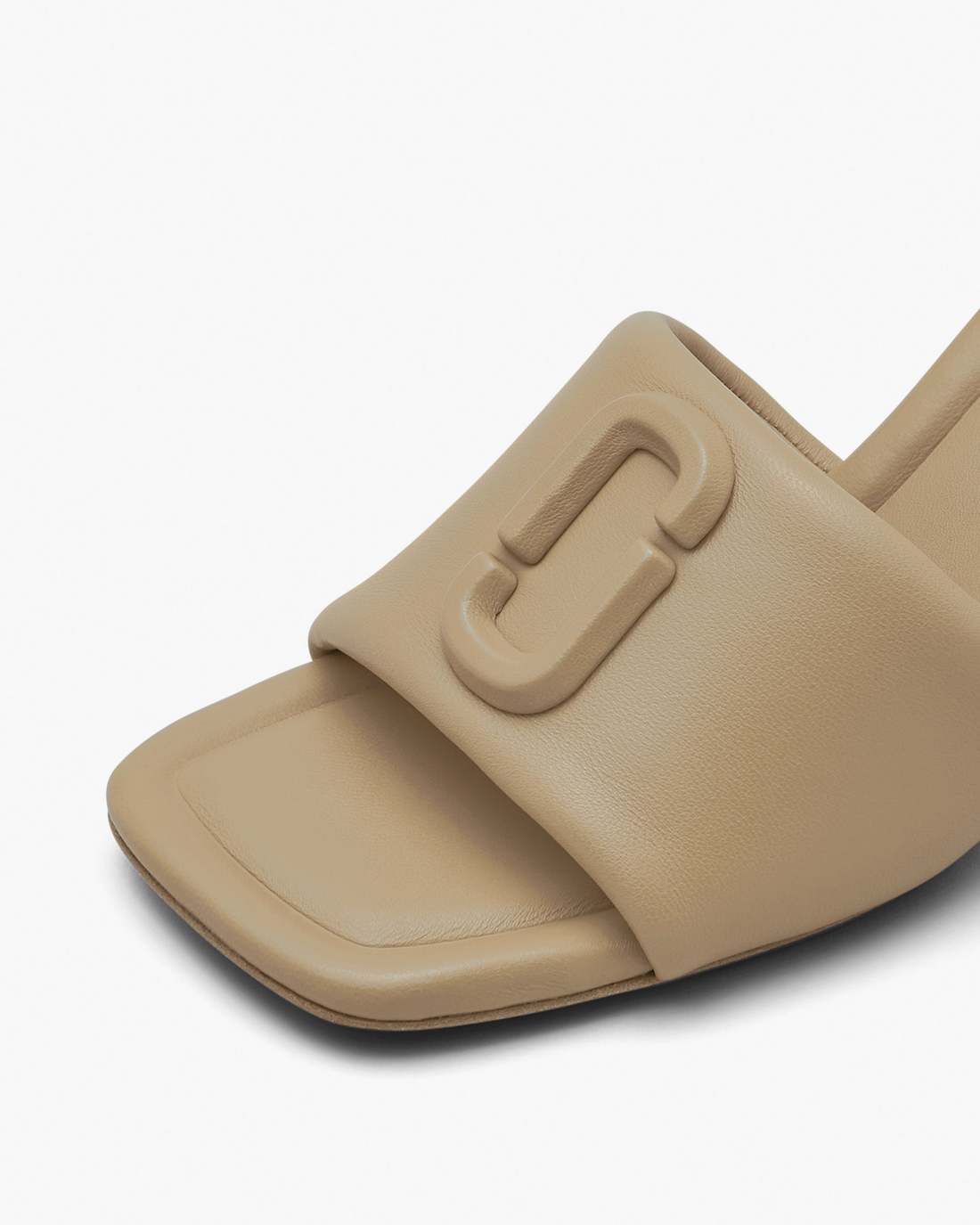 The Leather J Marc Heeled Sandal Camel