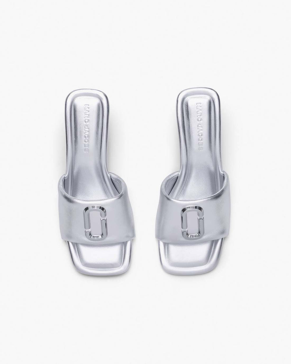 The Metallic J Marc Heeled Sandal Silver