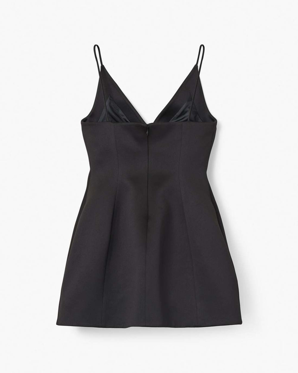 Satin Bow Dress Black