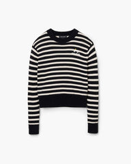 Joy Striped Crewneck Black/White