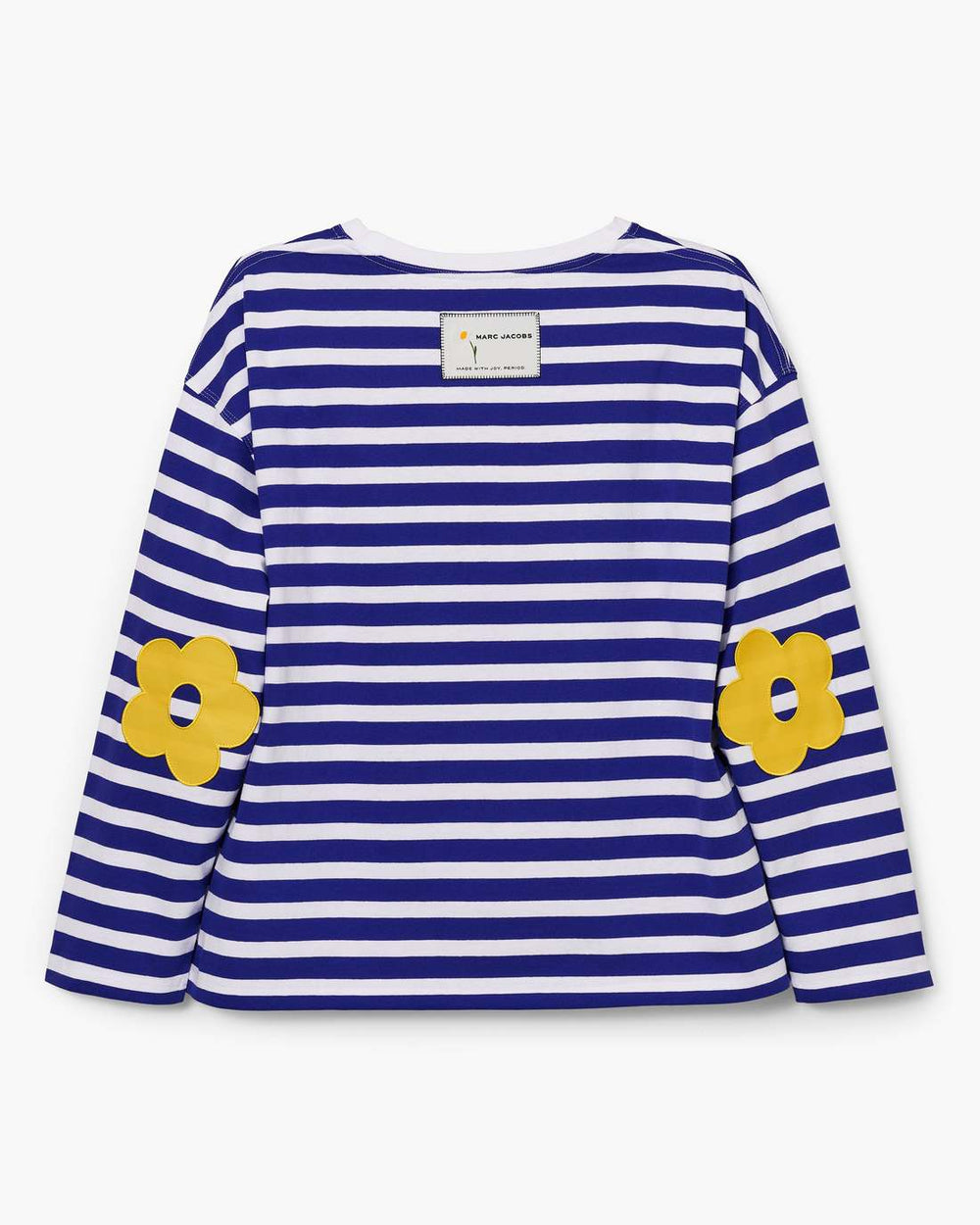 Daisy Striped Longsleeve Pansy/White