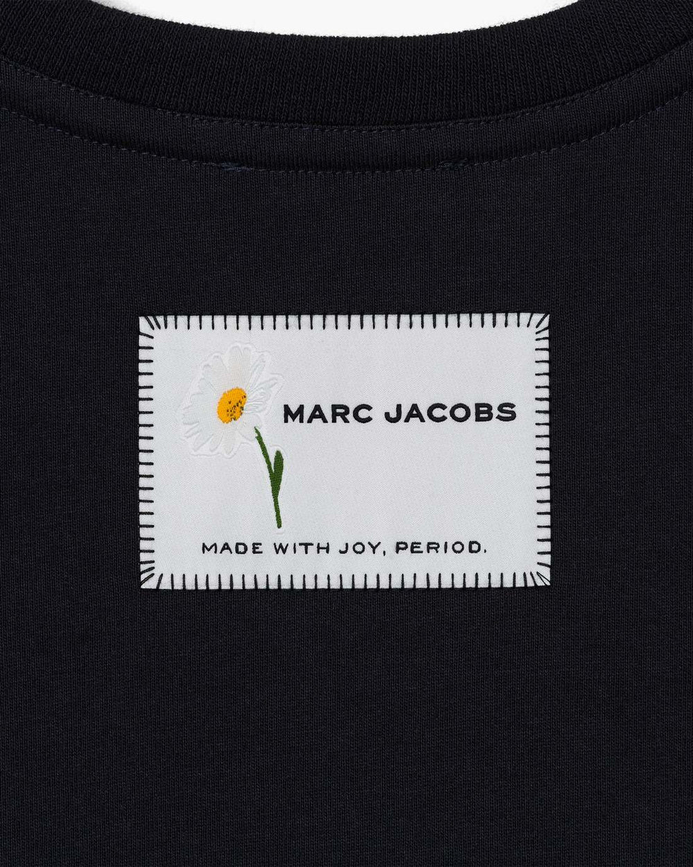 Marc Is Joy Daisy Baby Tee Black