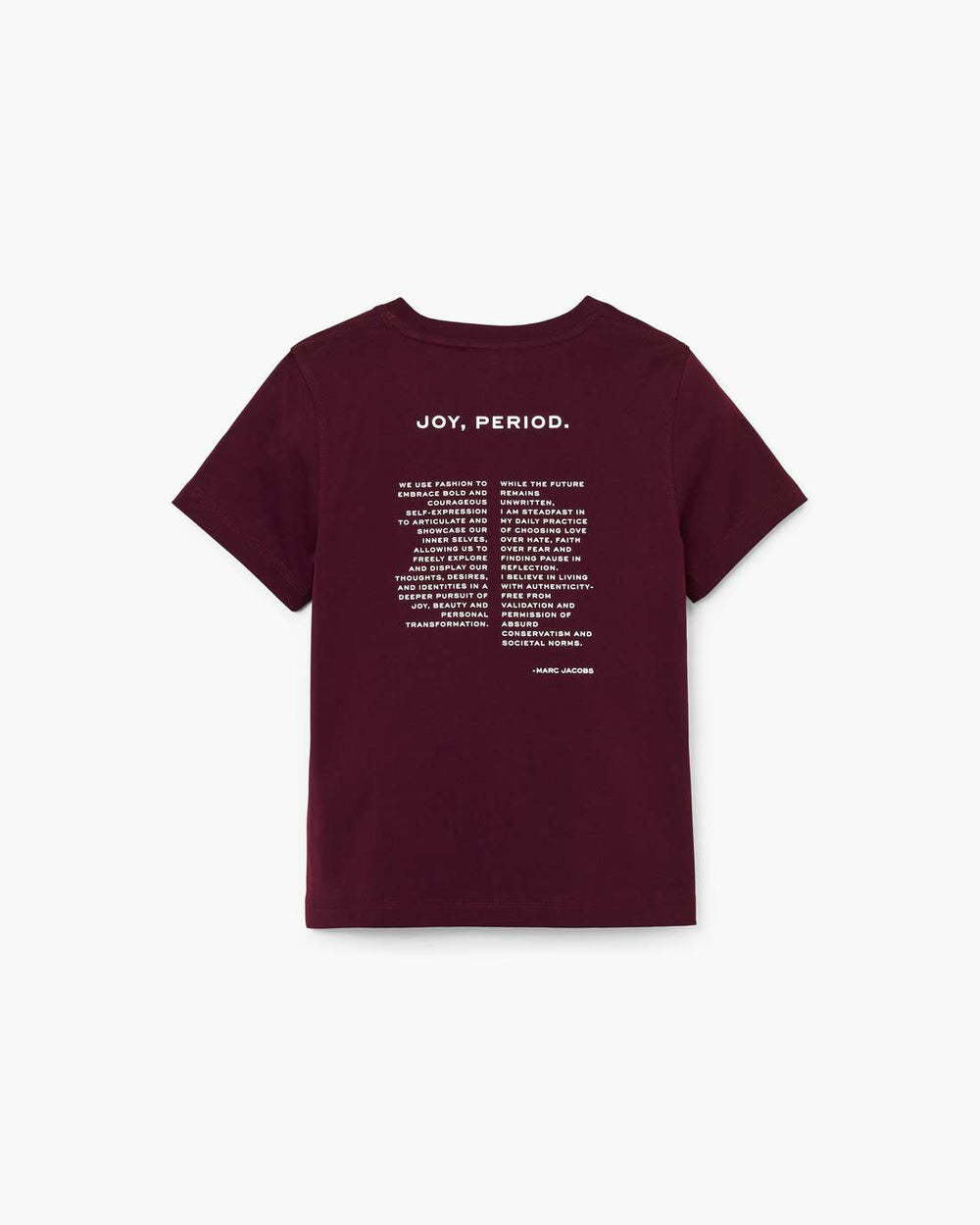 Joy. Slim Tee Dark Plum