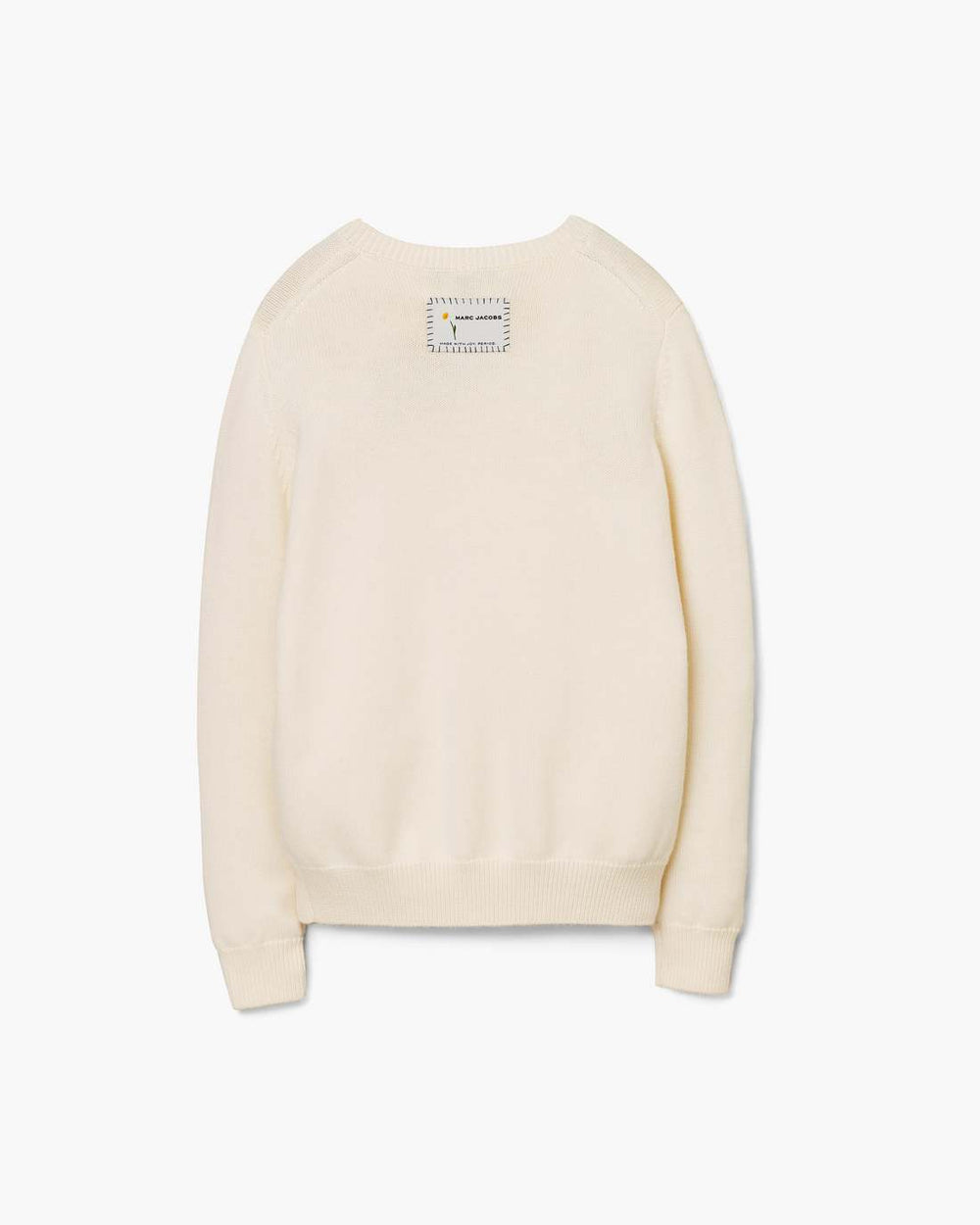 Marc Is Joy Jacquard Crewneck Ivory