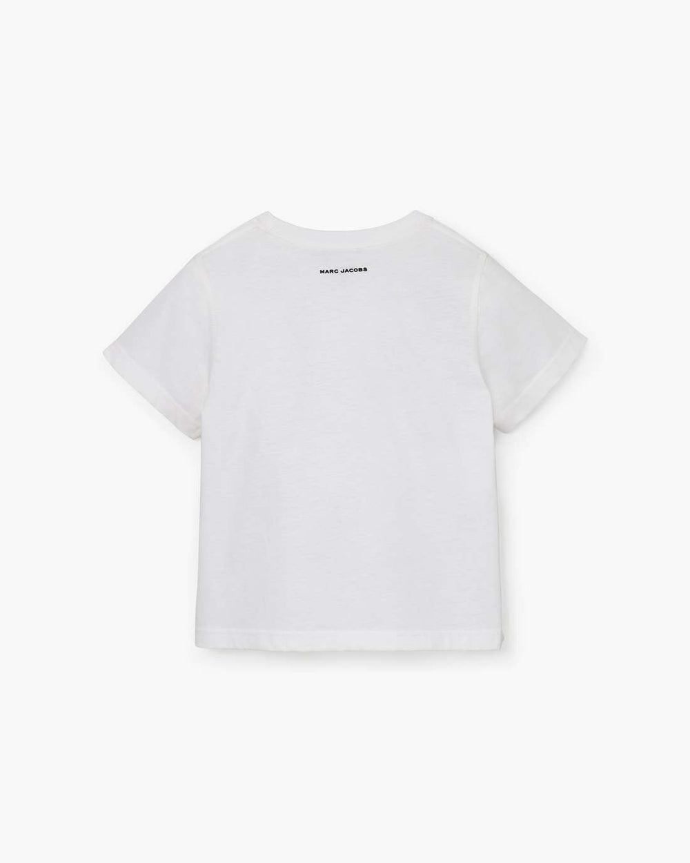 Trompe L'Oeil Eyelet Slim Tee White Multi