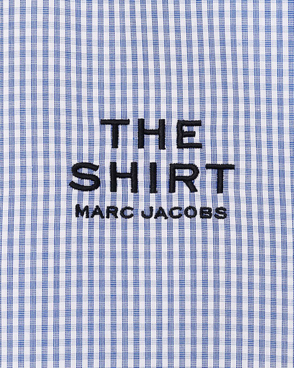 The Cropped Femme Shirt Blue Multi