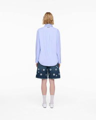 THE STRIPED SHIRT Sky Blue