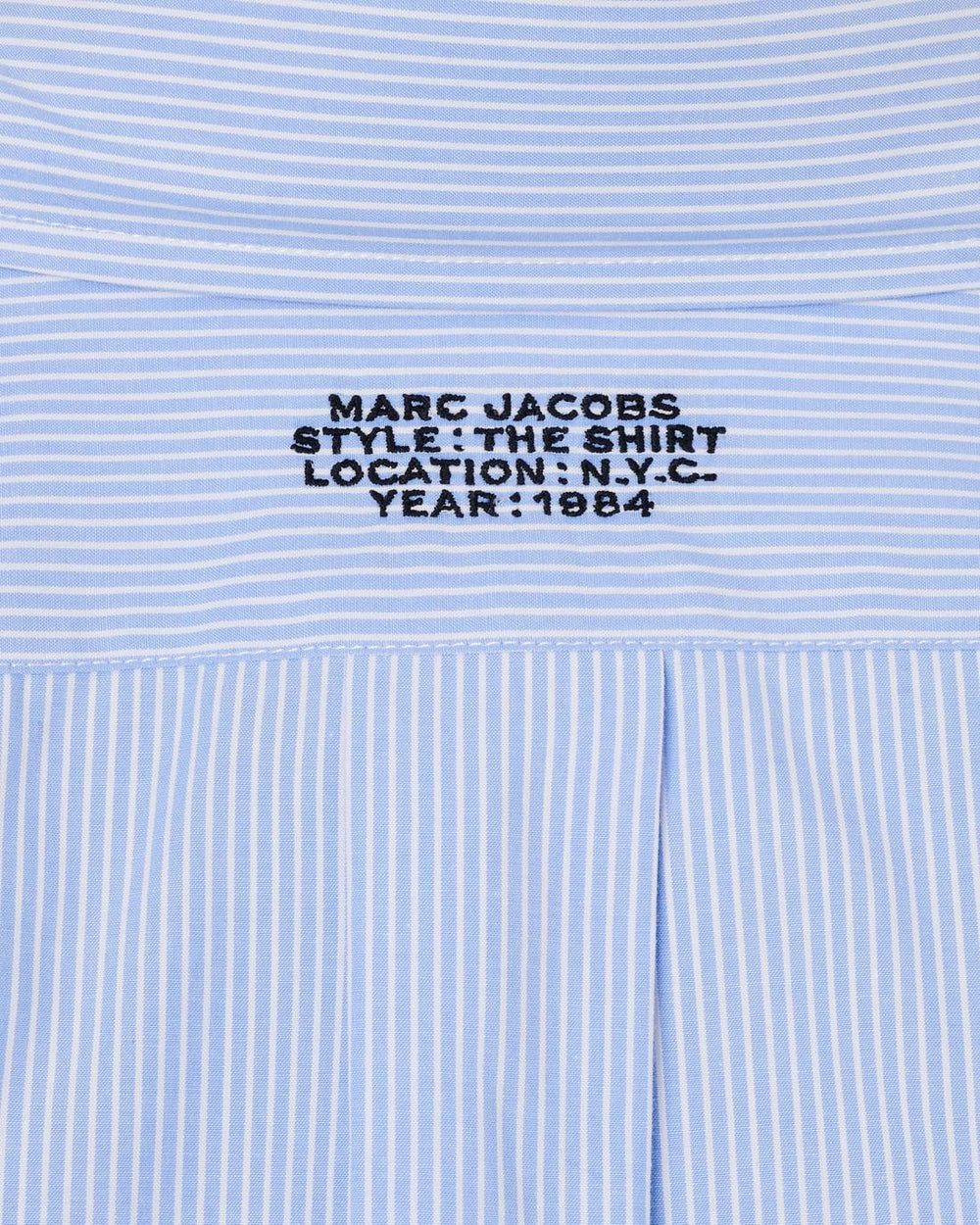 THE STRIPED SHIRT Sky Blue