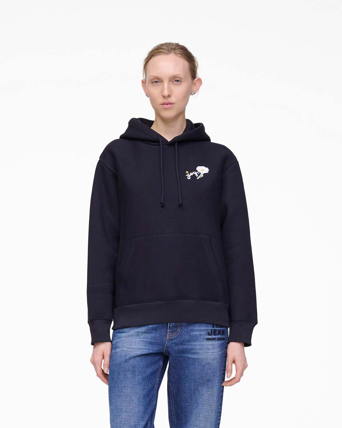 Marc Is Joy Daisy Hoodie Black