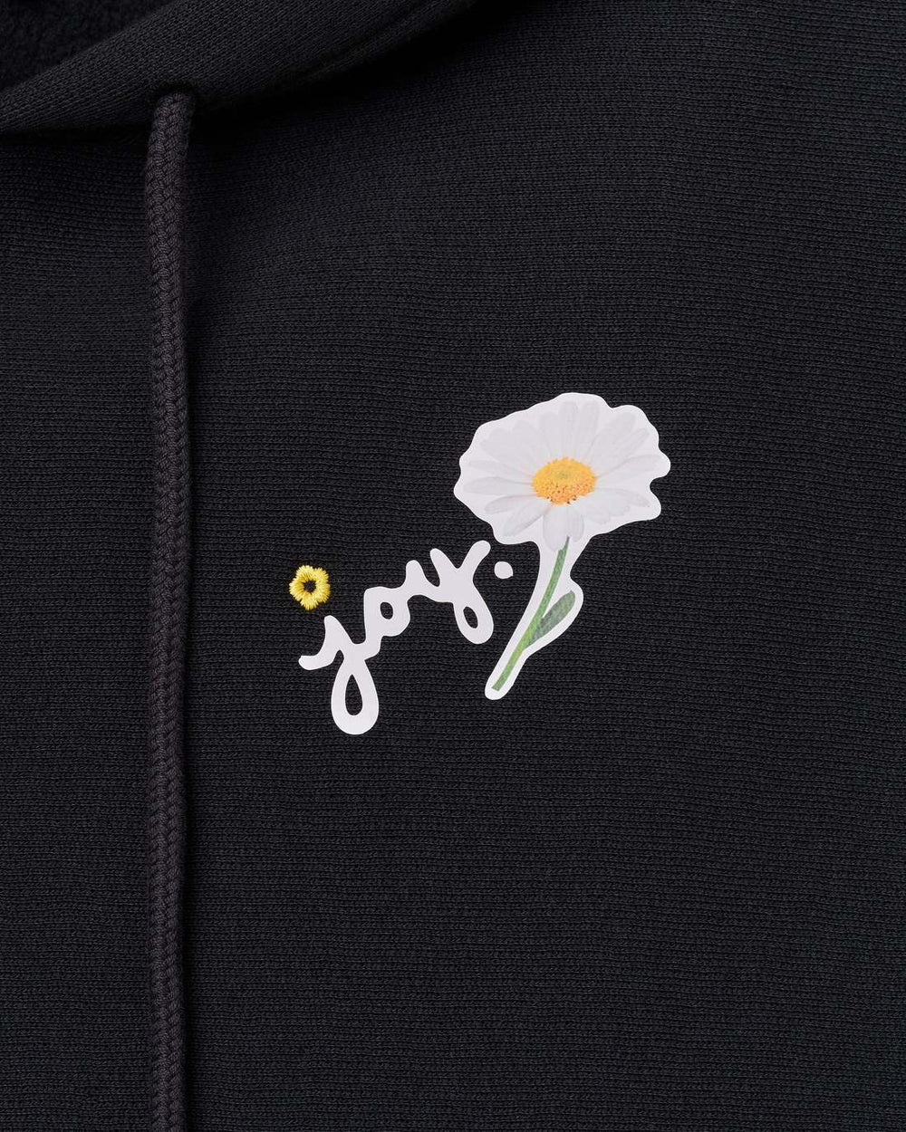 Marc Is Joy Daisy Hoodie Black