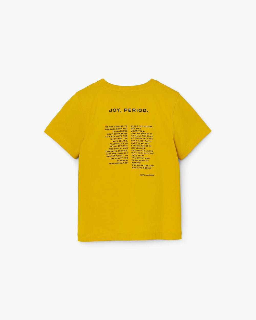 Joy. Slim Tee Joy Yellow